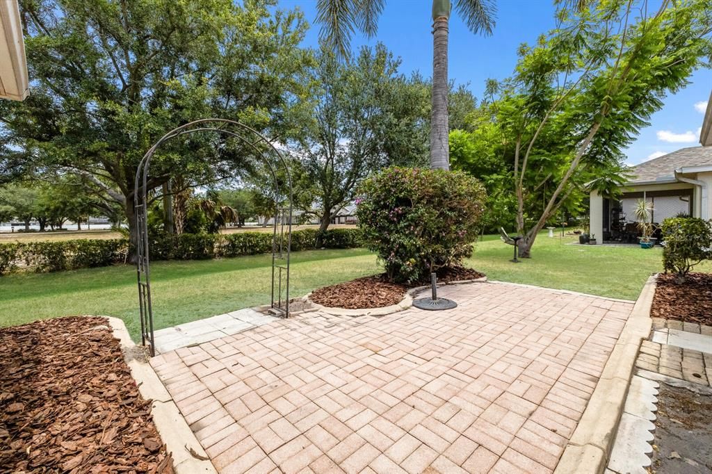 Back yard patio