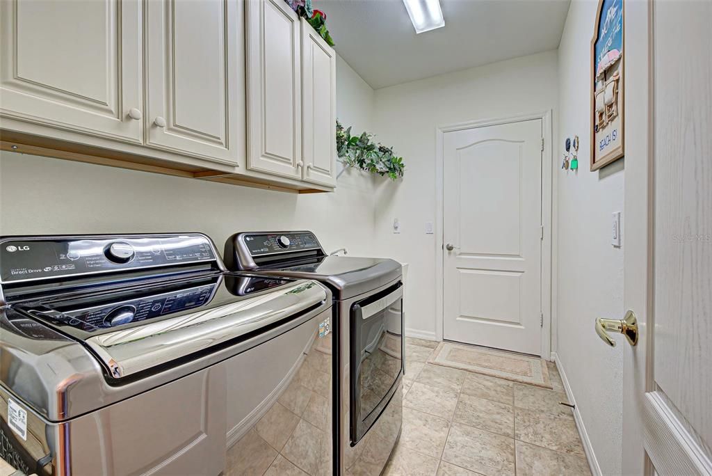 Laundry Room with ample storage