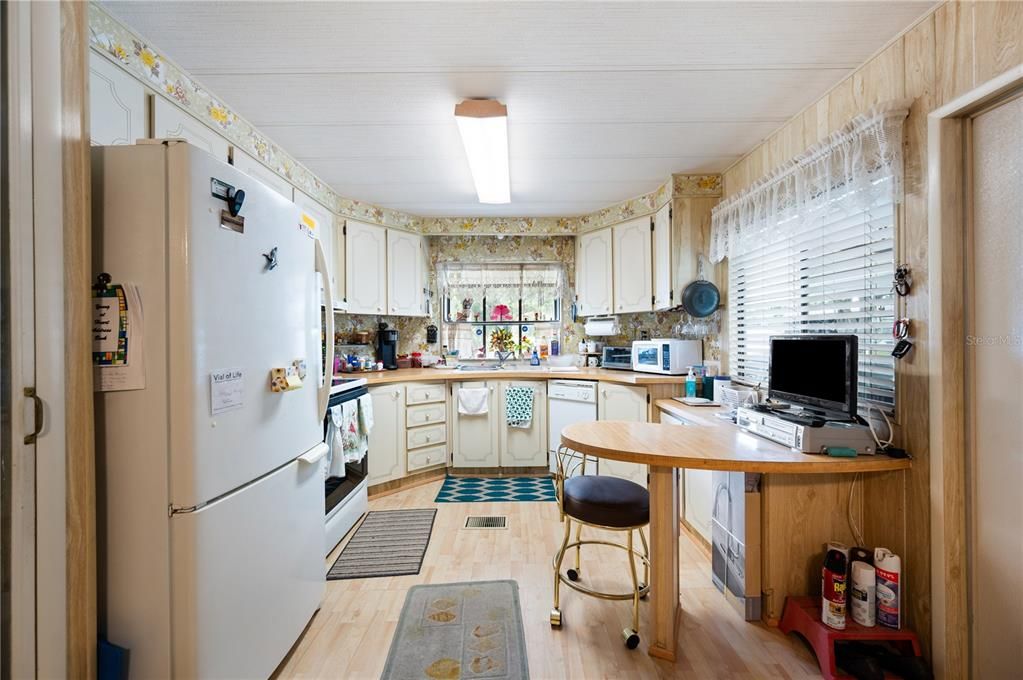 Kitchen comes equipped with dishwasher and TONS of cabinet space!