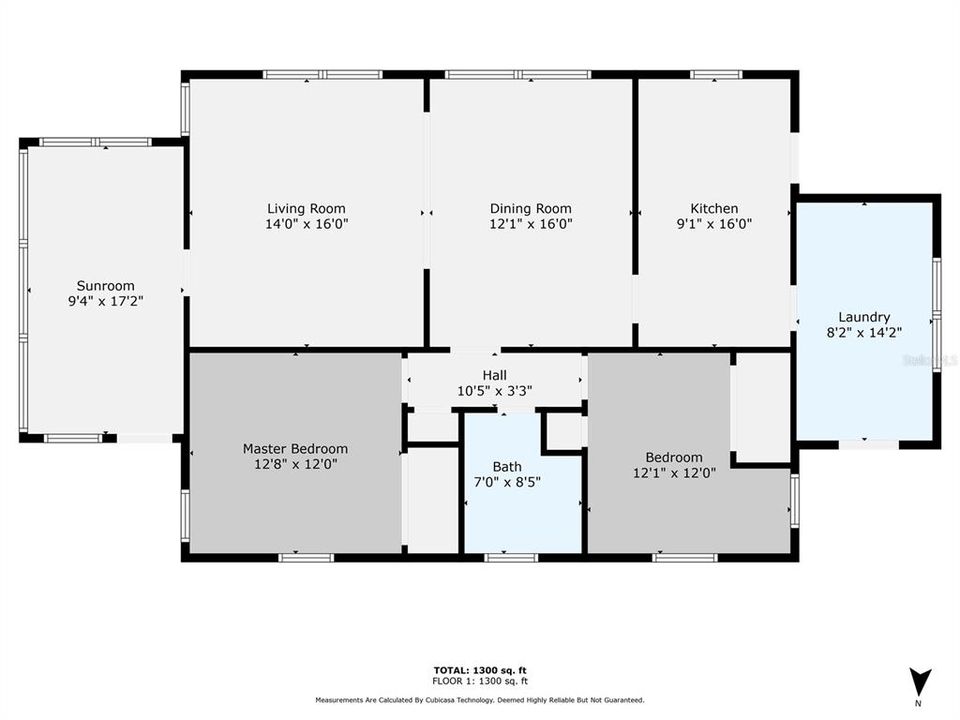 Active With Contract: $367,500 (2 beds, 1 baths, 1188 Square Feet)