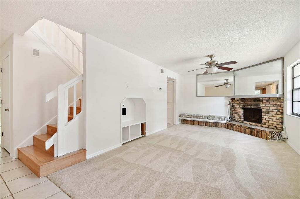 formal living room upon front door entry