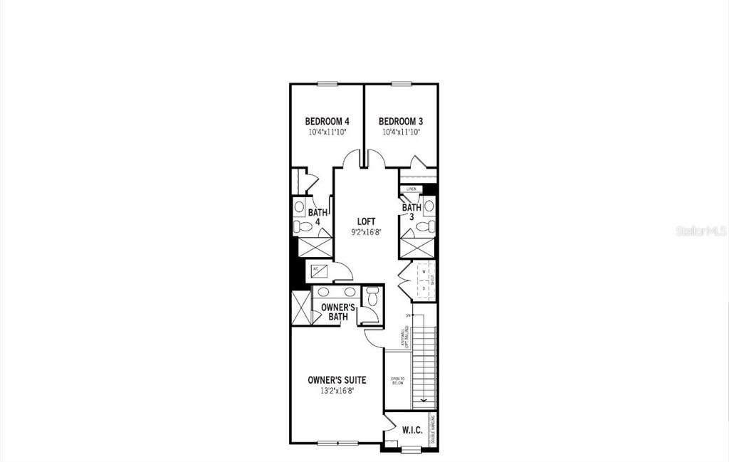 Clearwater III Floorplan - Second Floor