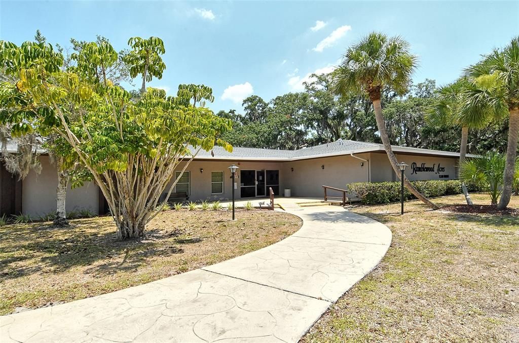 Clubhouse with exercise room, pool room, kitchen, and community room