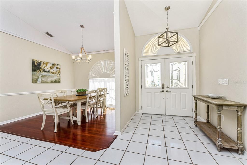 Large Family Sized Dining Area.