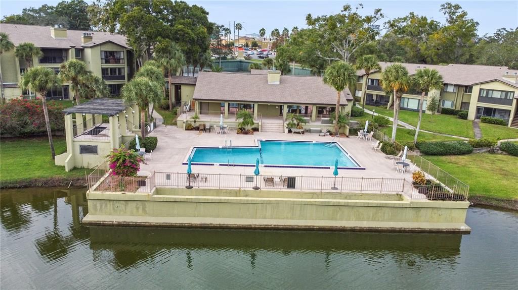 Pool and clubhouse.