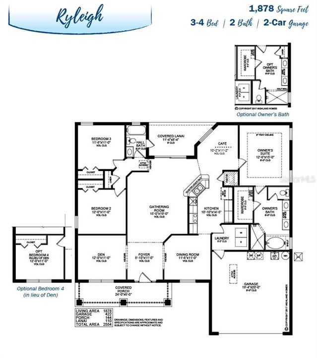 Active With Contract: $339,760 (3 beds, 2 baths, 1878 Square Feet)