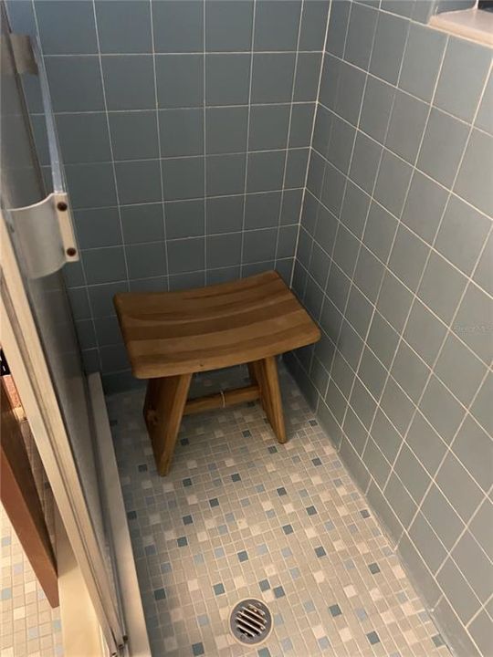 Primary Shower bench