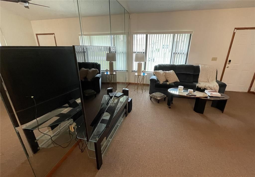 72" Flat screen, Direct TV included in rent