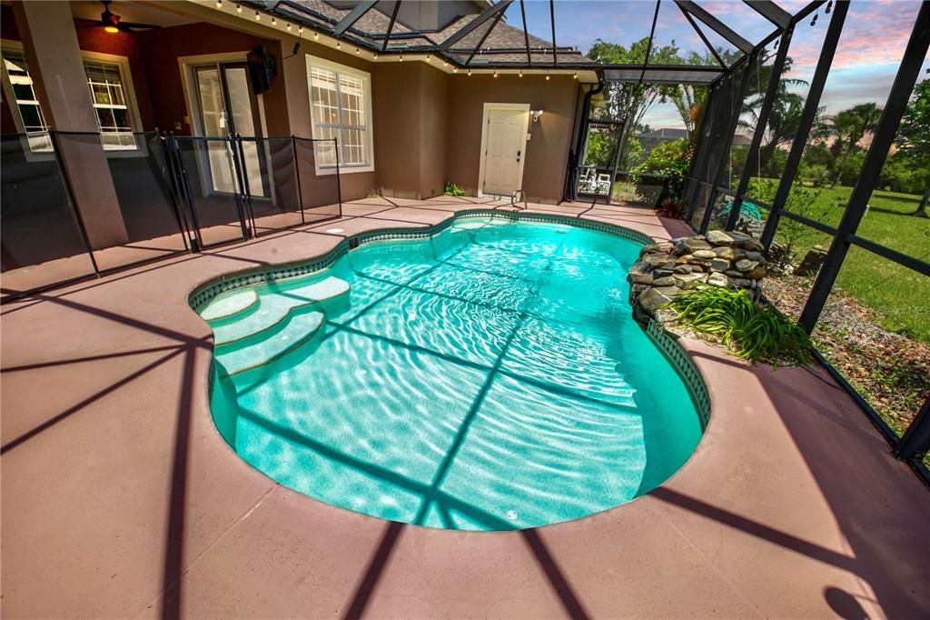 Pool at Sunset