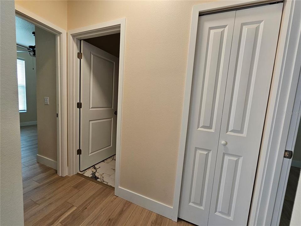 265 Waldor Ave Secondary Bedroom Hallway with Linen Closet