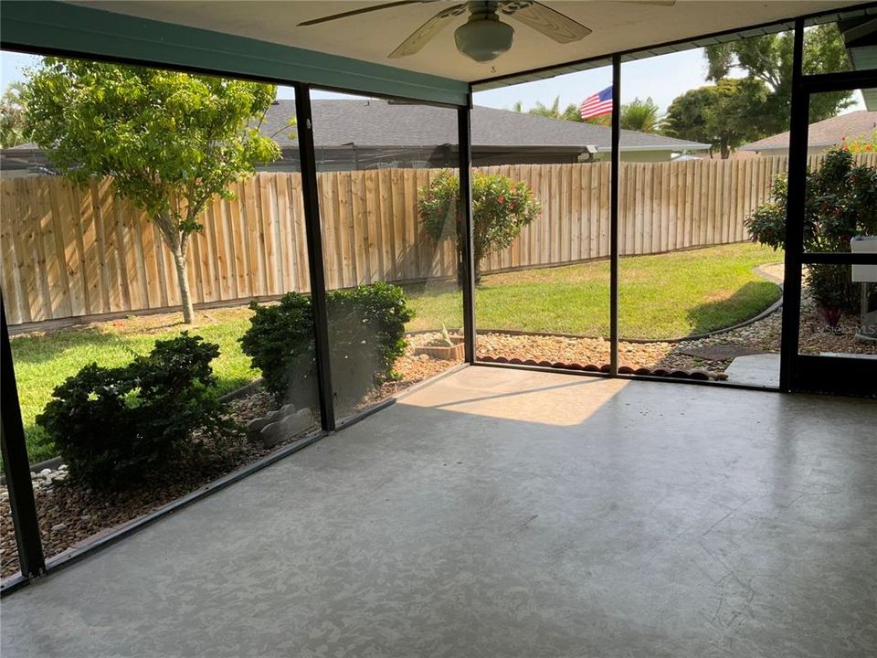 Covered  Screened Patio