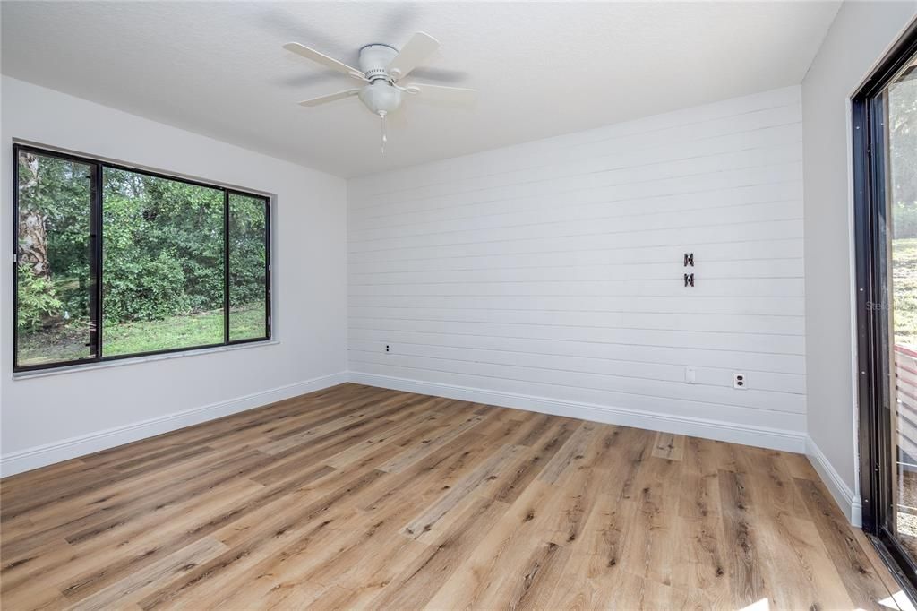 3rd bedroom (sliding doors to screened porch!)