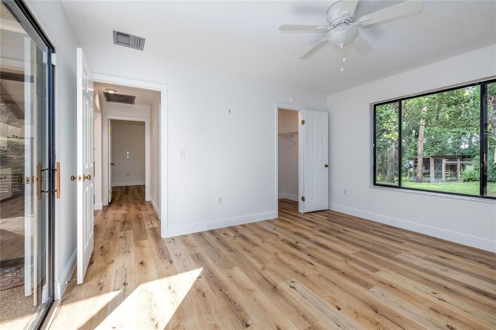 3rd bedroom (sliding doors to screened porch!)