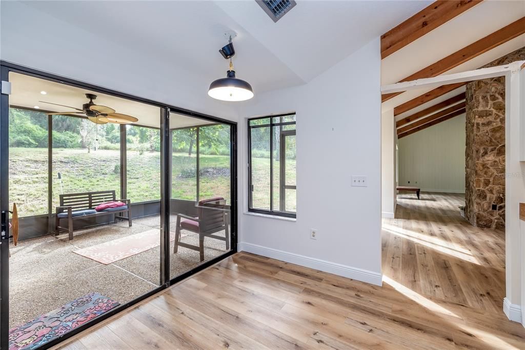3rd bedroom (sliding doors to screened porch!)