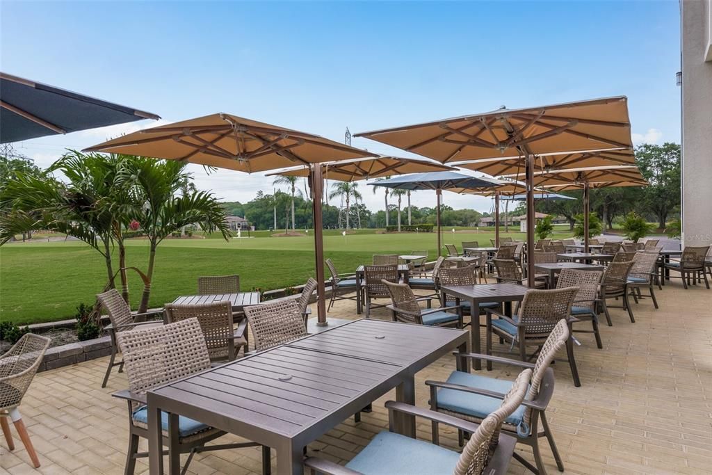 Ardea Country Club outside patio dining
