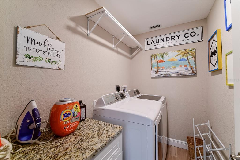 READY FOR REMODELING.  The Inside Utility Room Between the Second and Third Bedroom/Office.