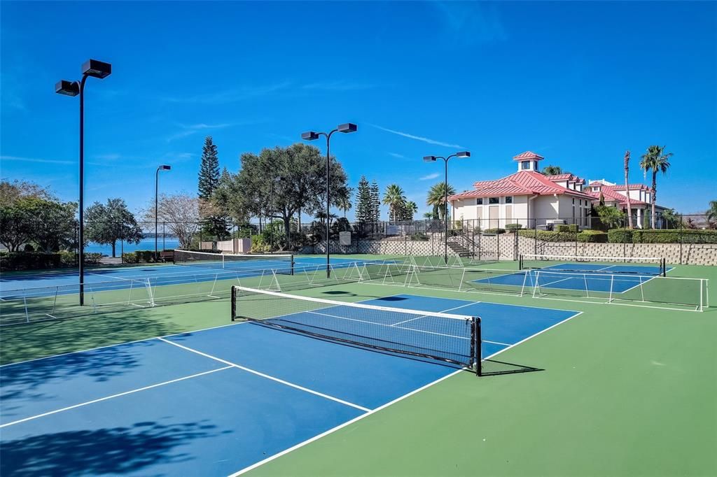 lighted Tennis Courts