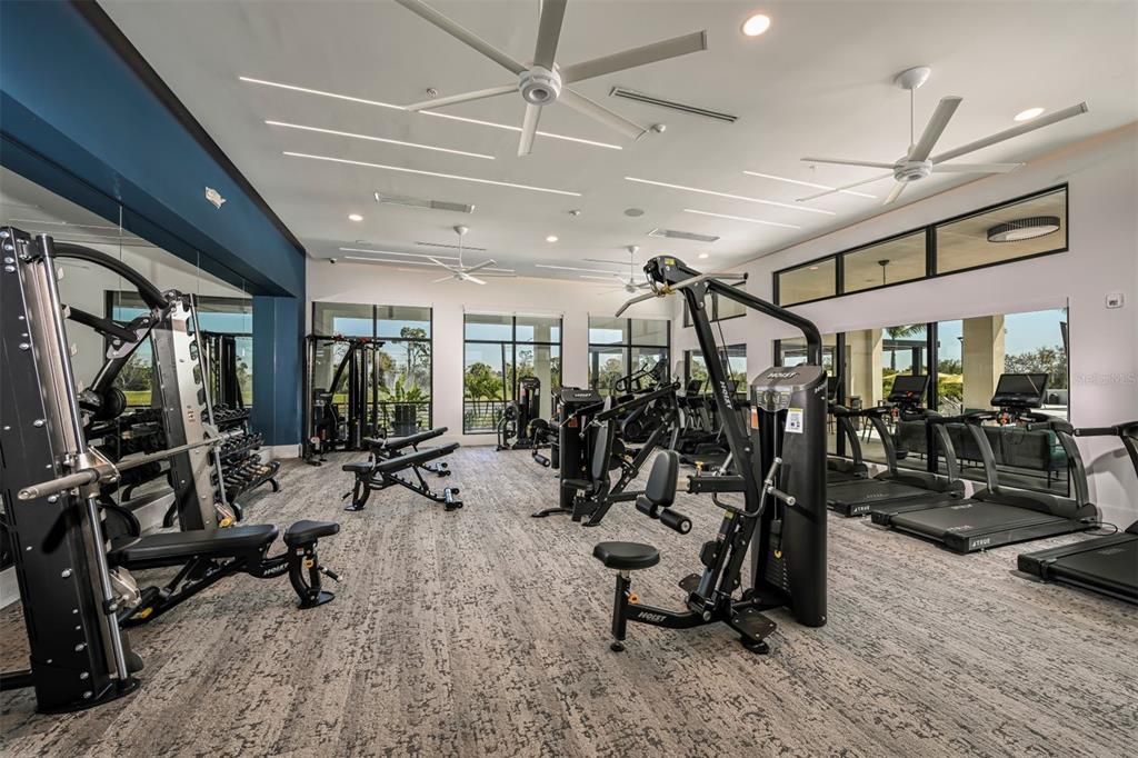 Fitness Room Inside Clubhouse