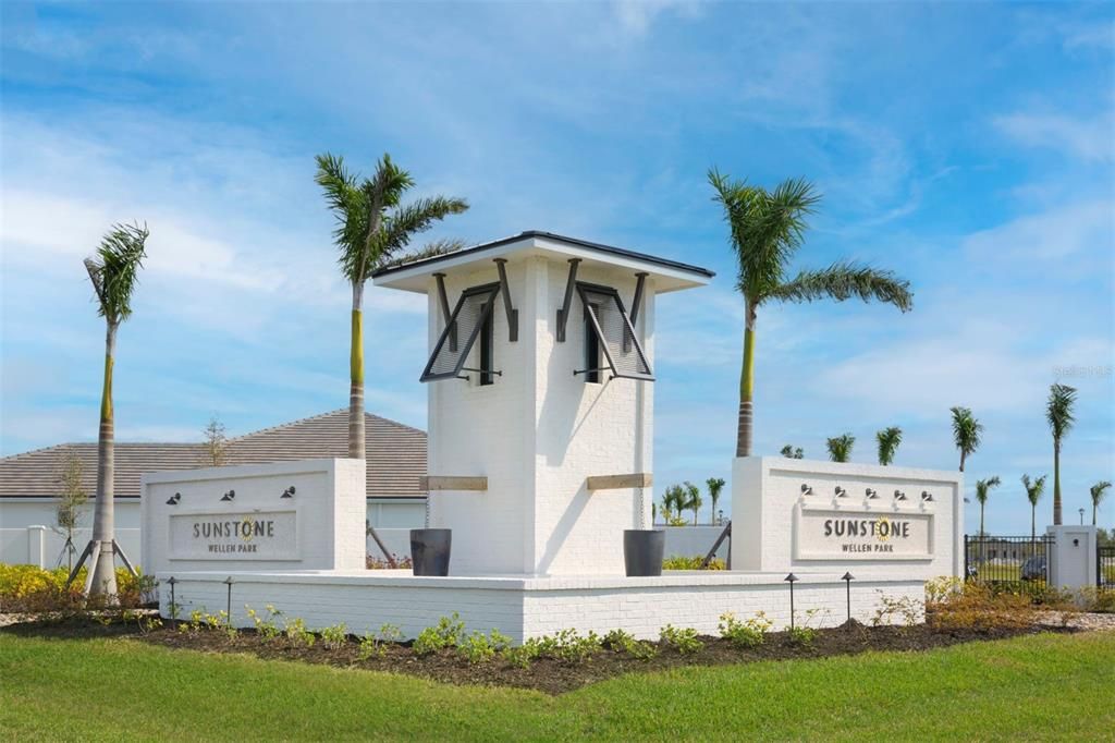 Front Entry Monument