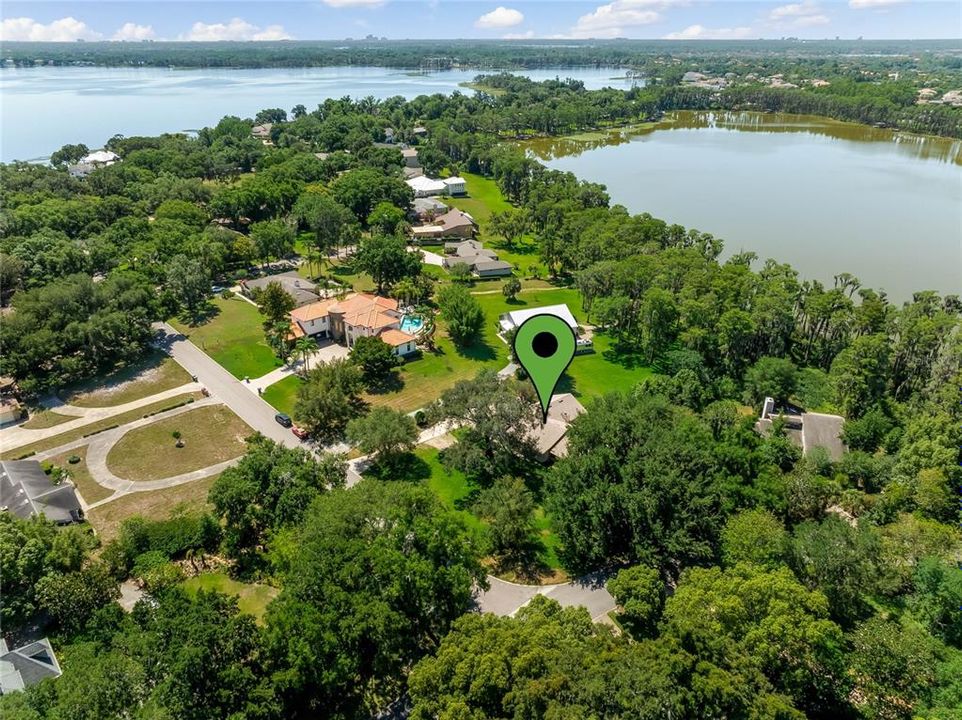 Home is across from Lake Butler