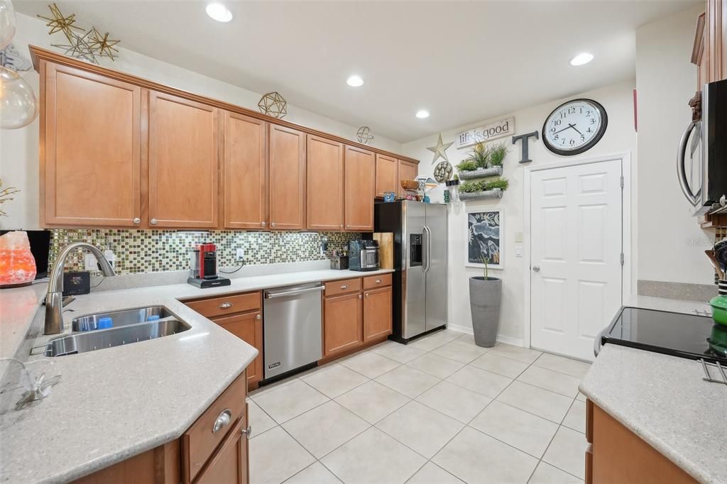 Upstairs laundry room