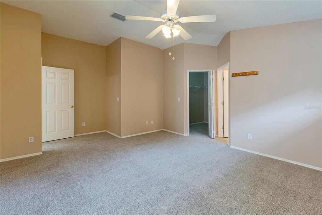 Large built-in closet. Full bath right across the hall from this guest bedroom.