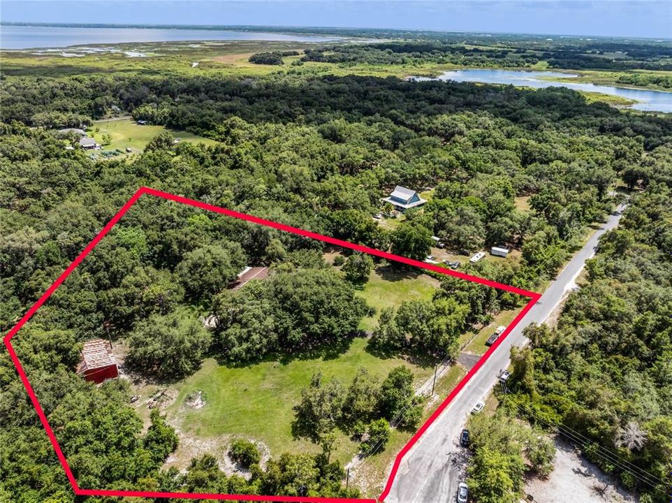 Over 5 Acres of GORGEOUS land with lots of privacy.