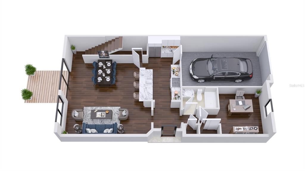 Sample Estero 3D First Floor Plan