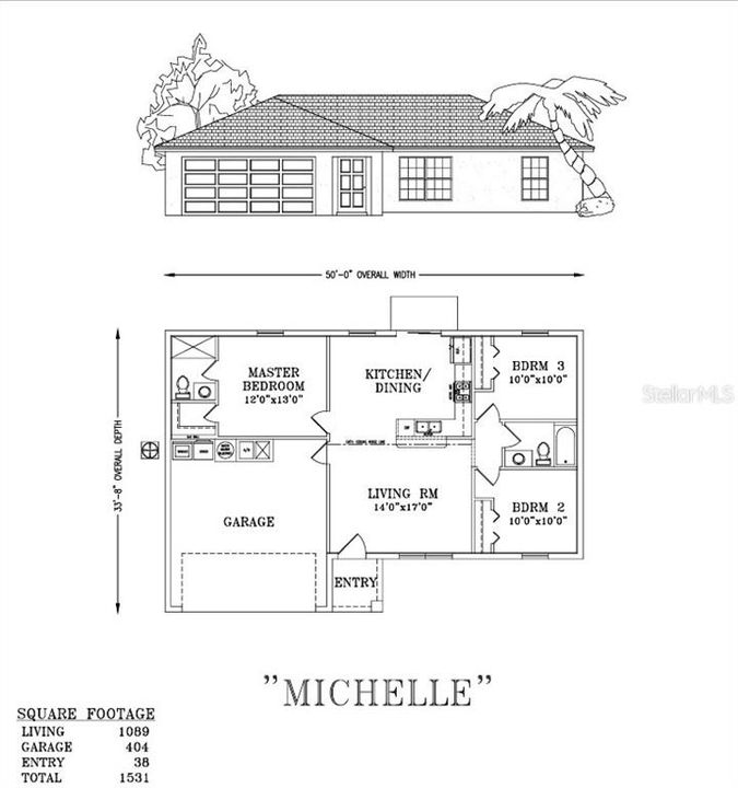 Recently Sold: $219,900 (3 beds, 2 baths, 1089 Square Feet)