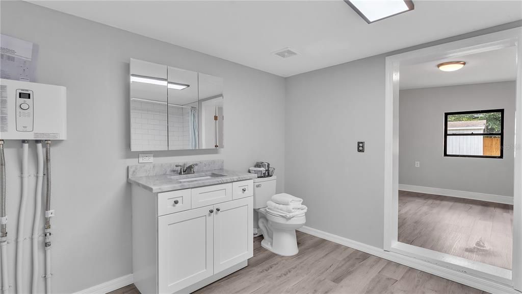 2nd bathroom with laundry