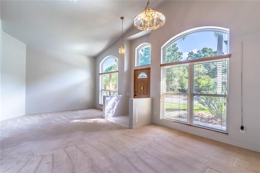 Unstaged Living & Dining Room