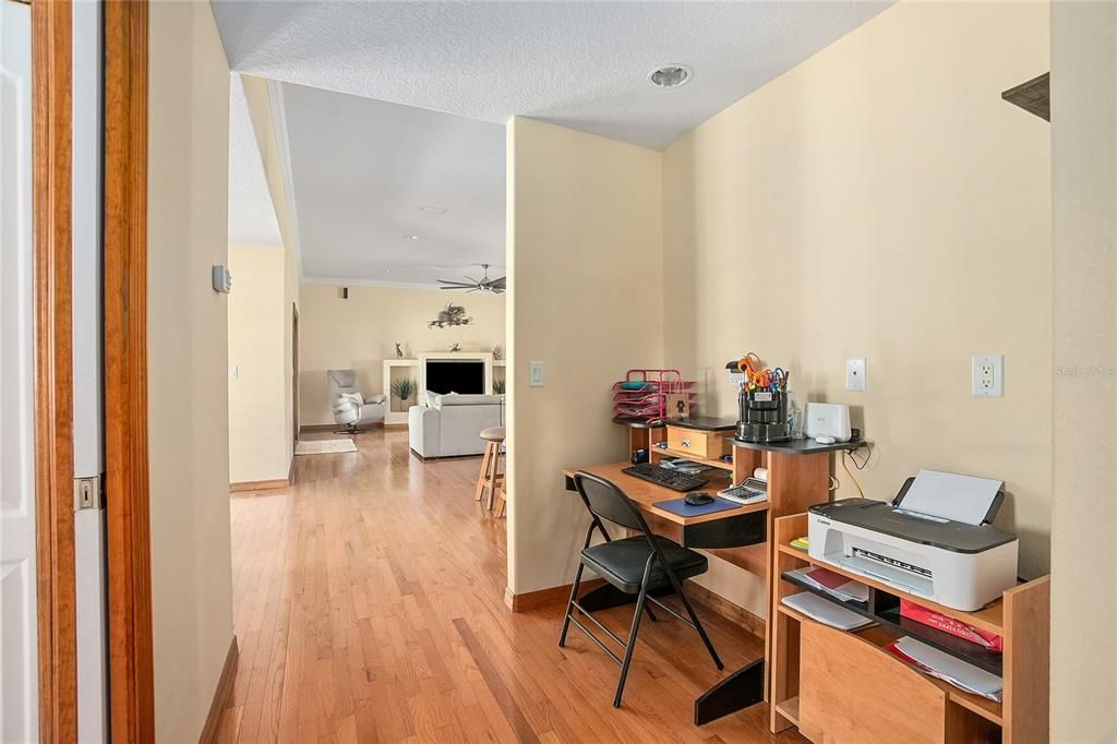 Desk Alcove off of Sitting Room