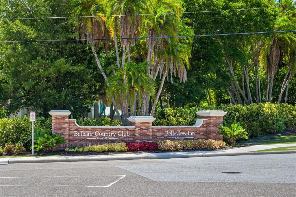 Belleair Country Club & Historic Belleview Inn located in Guard Gated Community