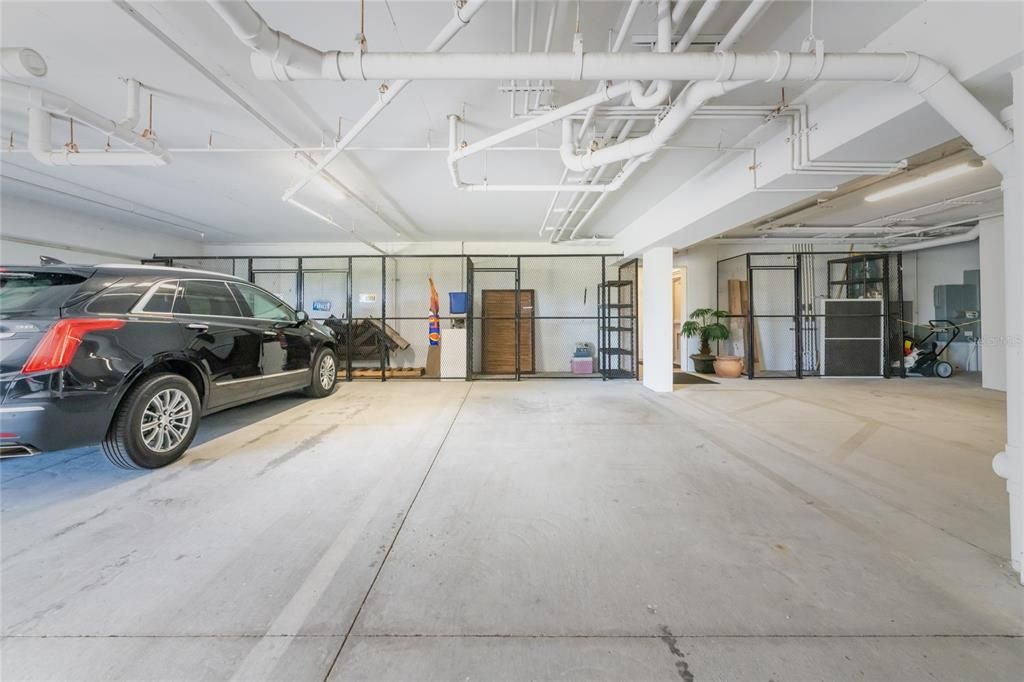 Two Storage lockers and Two Under building parking spaces wit ample parking out front for guests.