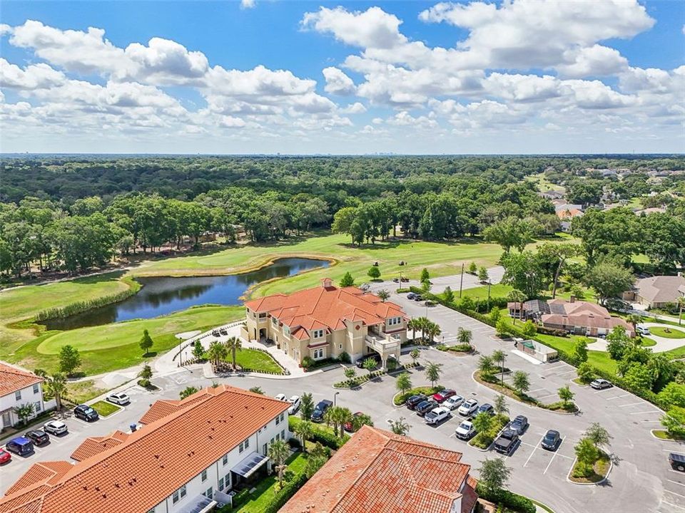 The Sweetwater Country Club & golf course, where residents can enjoy an array of amenities, including an 18-hole, par 72 golf course, a restaurant, and a pro shop.