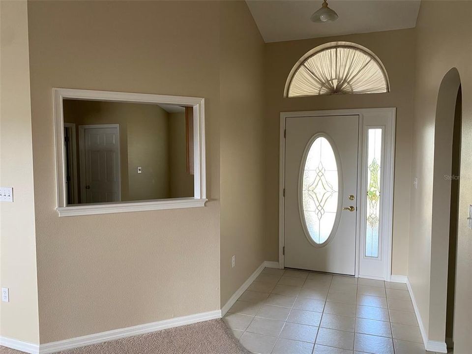 Foyer and pass through to kitchen