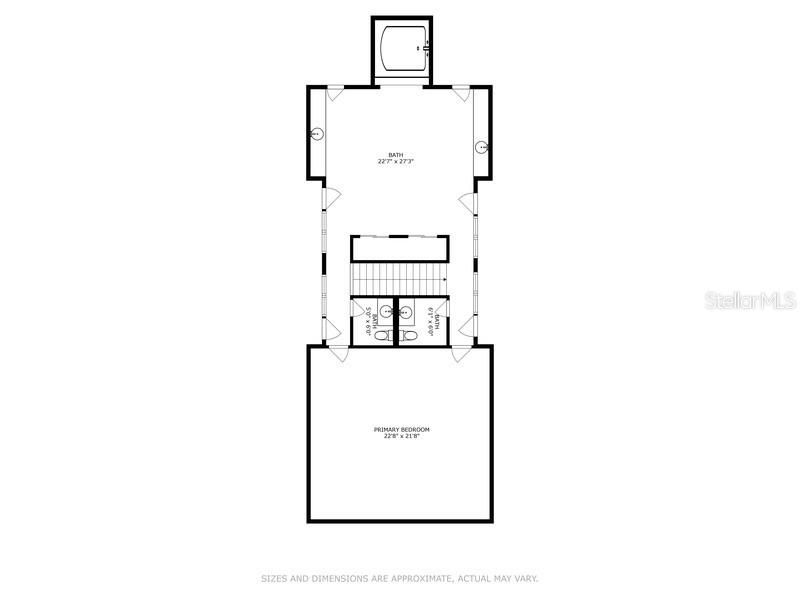 Floor plan: Primary Suite