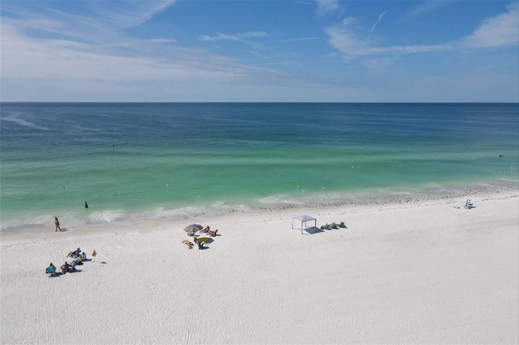 Wide sugar sand beaches