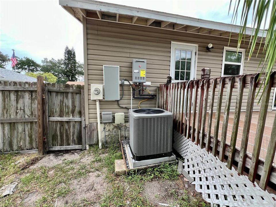 Brand new HVAC also the tankless water heater