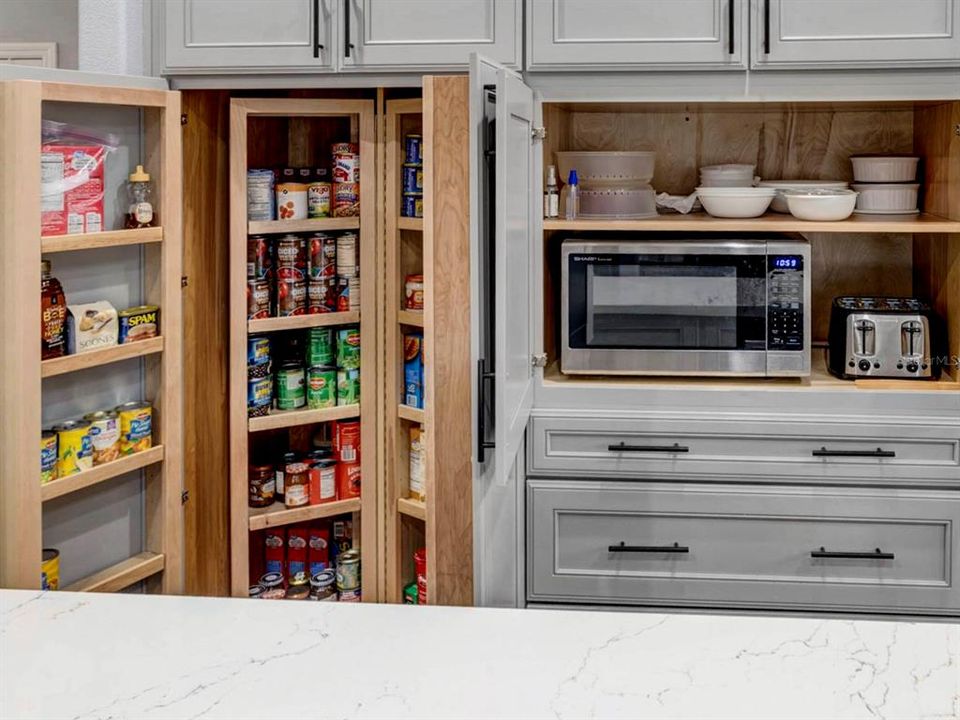 4wp series swing-out wood pantry.
