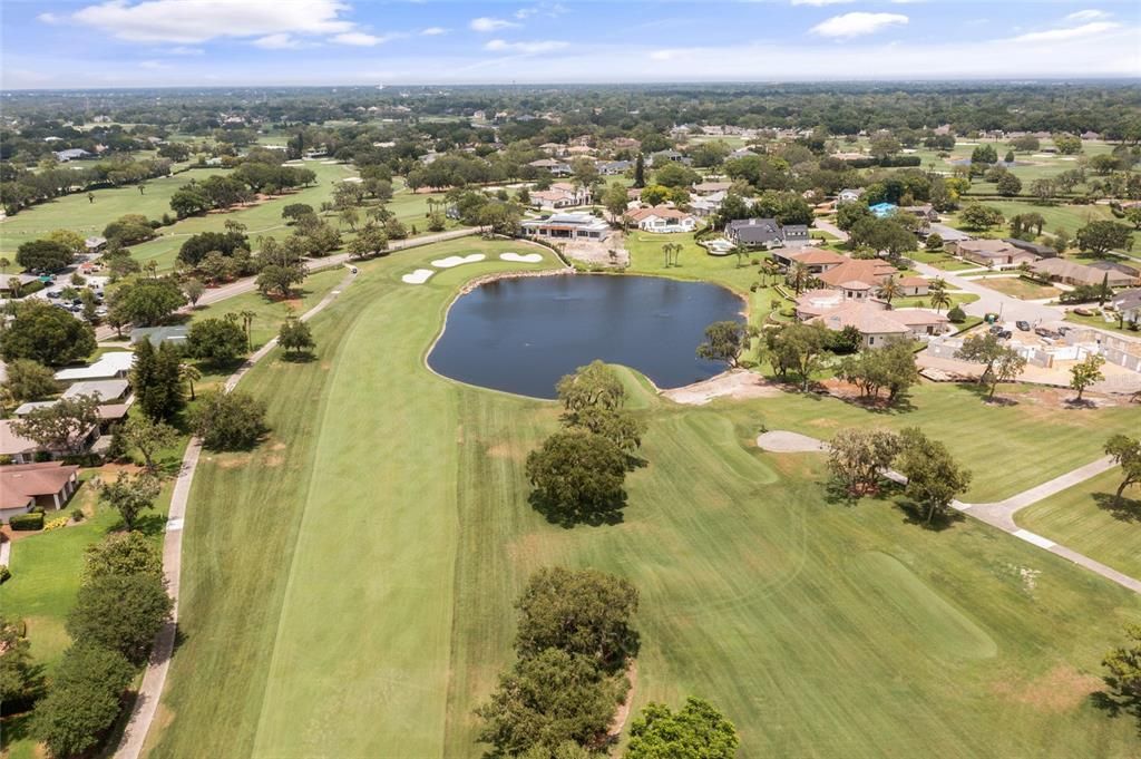 Aerial View of Golf Course