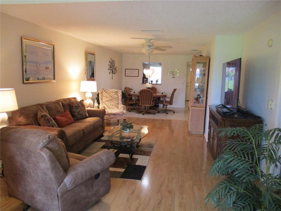 Living Room and family room from dining room