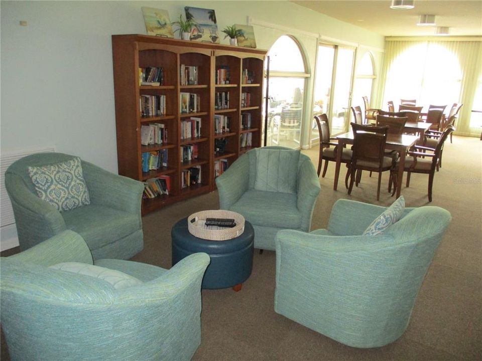 Library at clubhouse