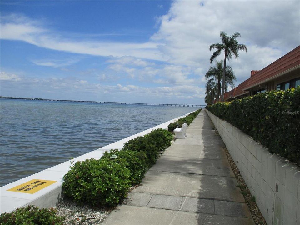 North Wall walkway