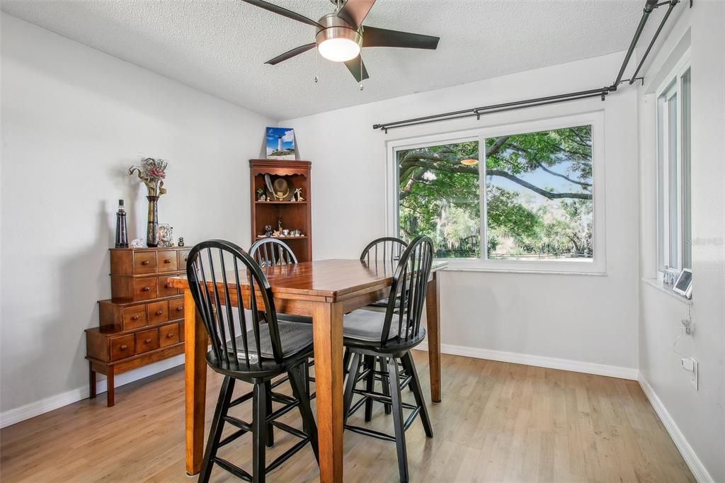 Dining room with view of 14th fairway.