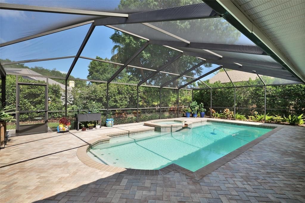 Very large area to enjoy a football game or just enjoy the out door living in Florida.