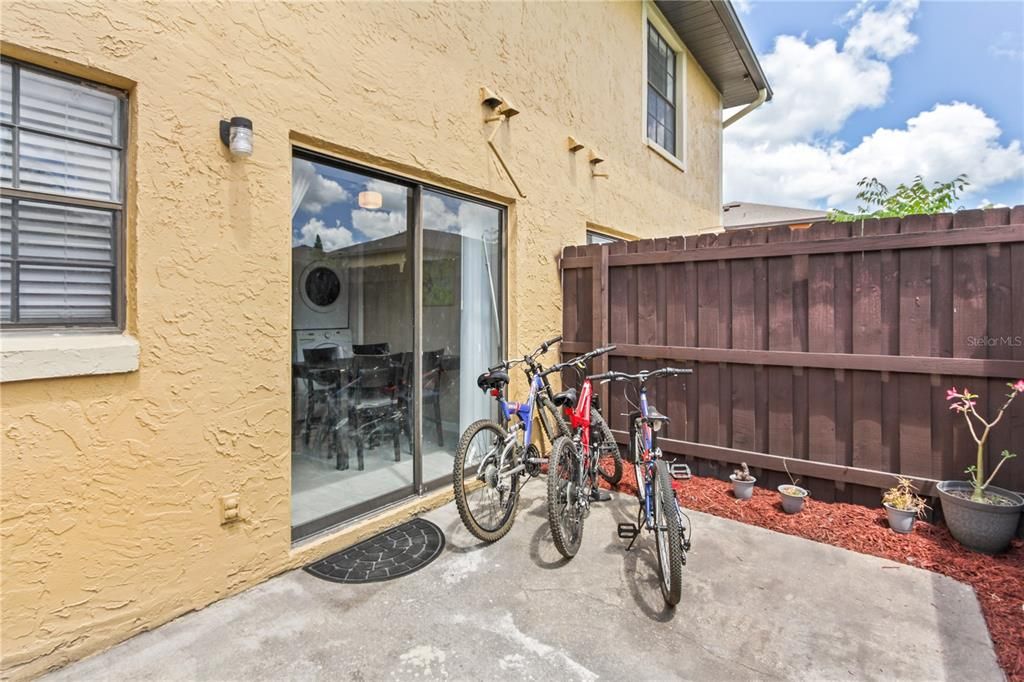 Fenced Patio