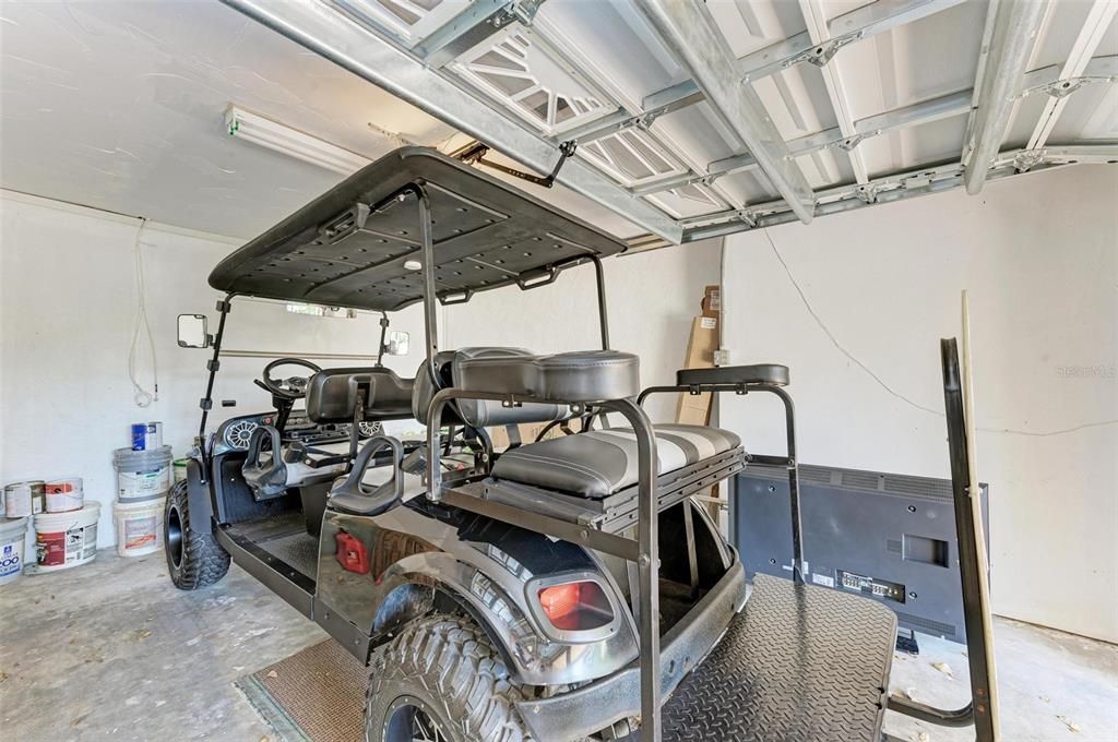 Golf cart included