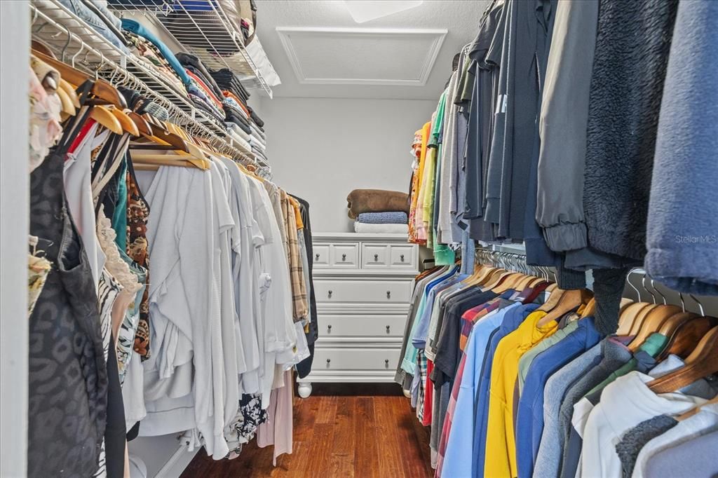 Primary Walk In Closet