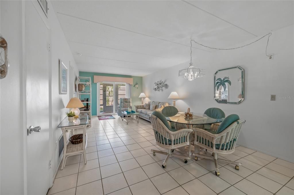 Dining Room and Living Room Areas